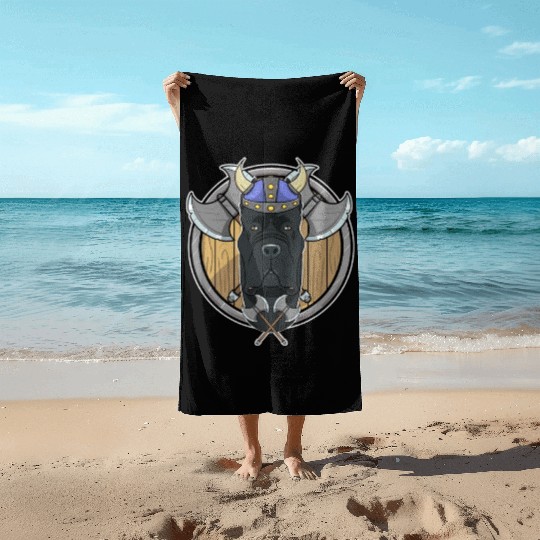 Cane Corso I Valhalla I Viking Beach Towels