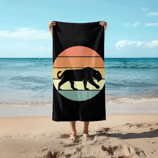 Black Panther Beach Towels