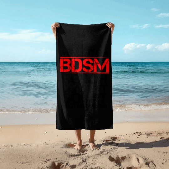 I'm Into BDSM Bench Squat Deadlift Military Press9 Beach Towels