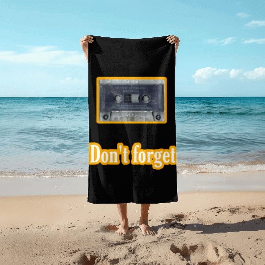Cassette tape Beach Towels