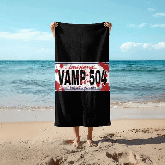 Vamp 504 Louisiana Vampire's Paradise Beach Towels