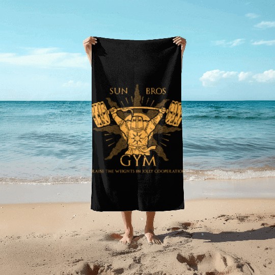 Graphic pen Sun Bros Gym Beach Towels