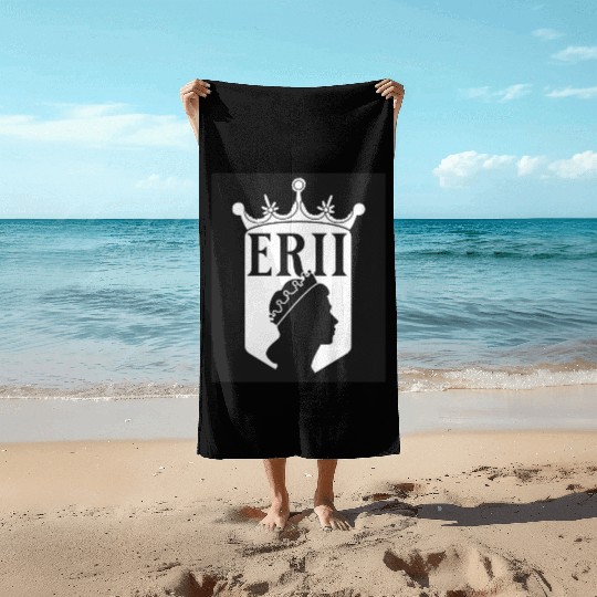 United Kingdom Monarch Queen Elizabeth ER II Beach Towels