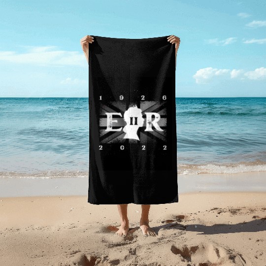United Kingdom British Monarch Queen Elizabeth II Beach Towels