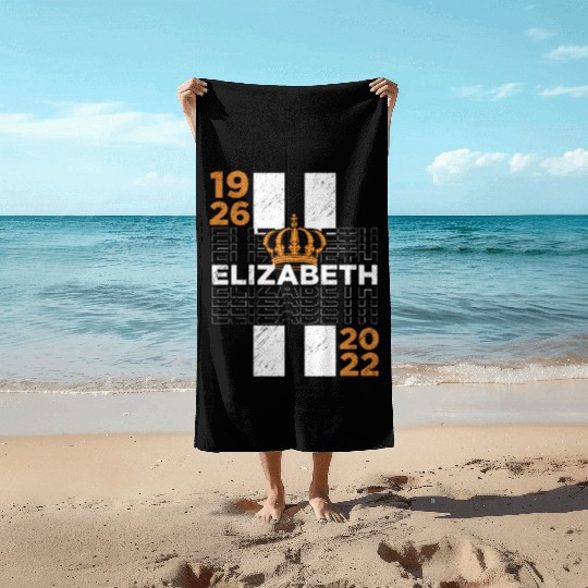 United Kingdom Monarch Her Majesty Queen Elizabeth Beach Towels
