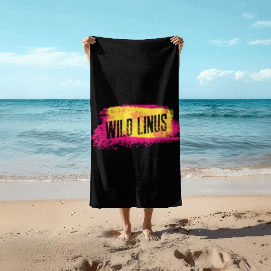 Wild Linus Streetwear Logo Beach Towels