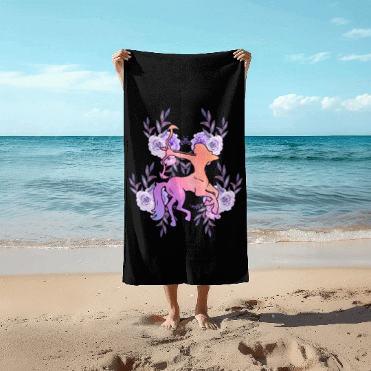 Sagittarius Zodiac Beach Towels