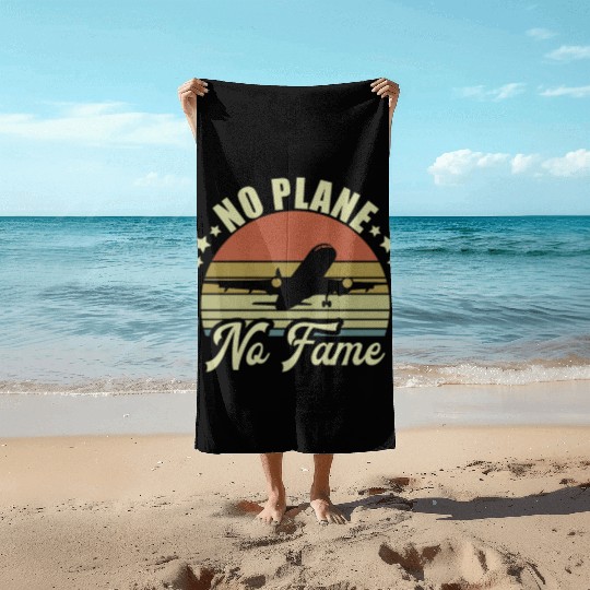 Airline Pilot Aviation Pun For a Corporate Pilot Beach Towels
