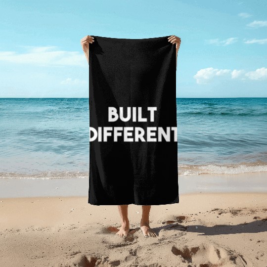 Built Different Beach Towels