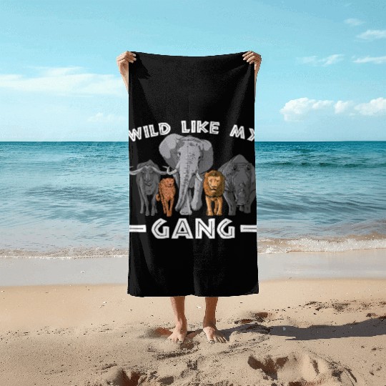 Bold As A Lion Gang Animal Wild Animals Lifestyle Beach Towels