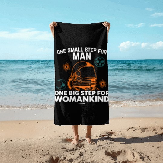 Science Astronaut Moon Sun Beach Towels