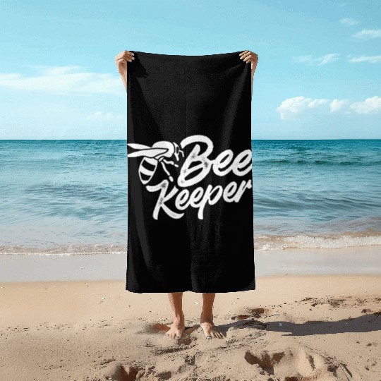 Beekeeper Hobby Honeybee Beekeeping Bee Beach Towels