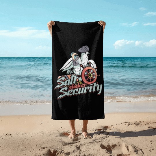 Salt Shaker Security - parrot Beach Towels