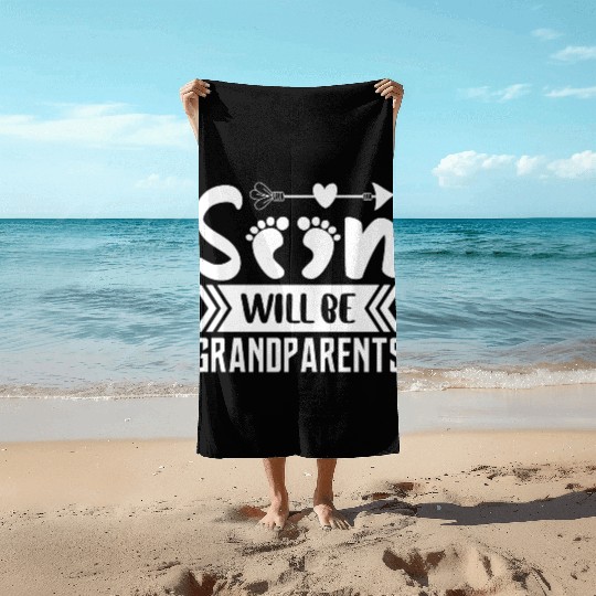 We Will Soon Become Grandparents, Be Grandparents Beach Towels