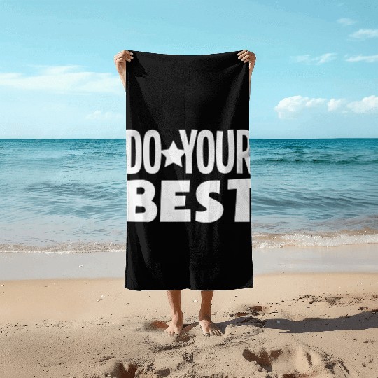 Do your best teacher education Beach Towels