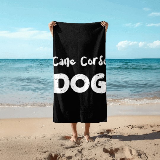 Cane Corso Dog - Dogs Beach Towels
