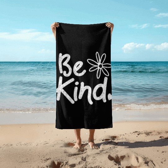 Anti Bully Be Kind Cute Orange Unity Day Bullying Beach Towels