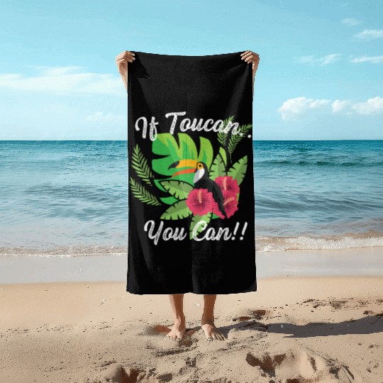 You Can Courageous Person Gift Beach Towels