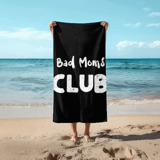 Bad Moms Club - Cheetah Beach Towels