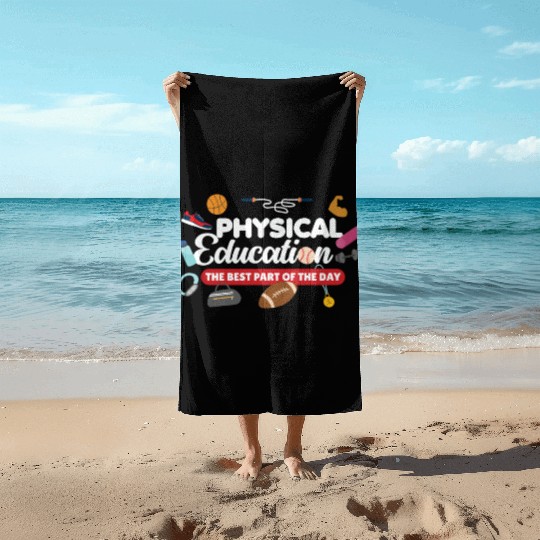 Physical Teacher Phys Ed Physical Education Beach Towels