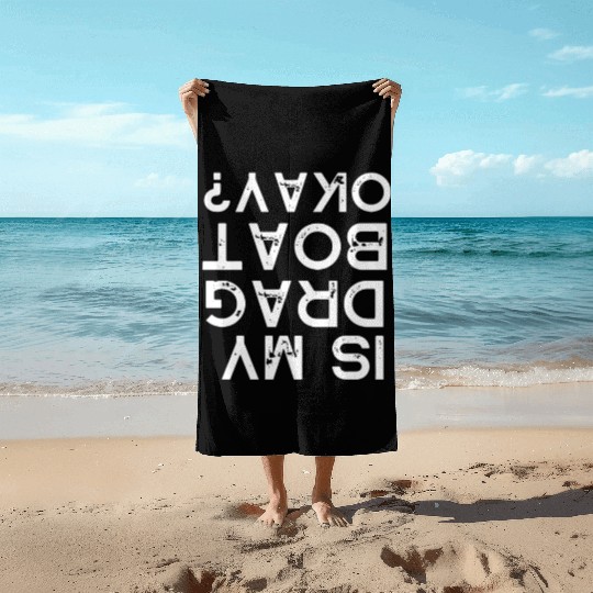 Drag Boat Racing And Speedboat Racing Beach Towels