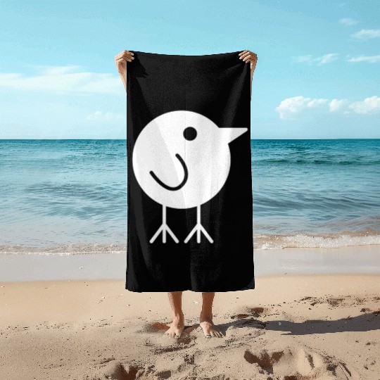 Nature Lover Birdwatching Birding Funny Bird Beach Towels