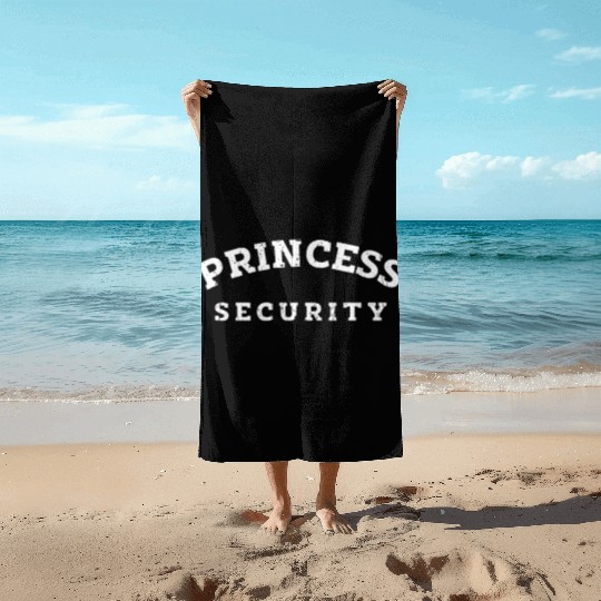 Princess Security - magical Beach Towels