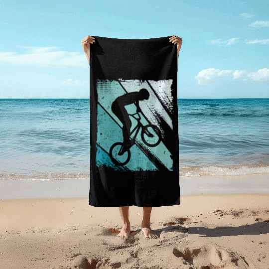 BMX Bike Bicycle Graphic Riders Cycling BMX Beach Towels