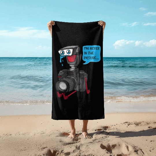 Sad Photo Camera Crying Photographer Joke Gift Pho Beach Towels
