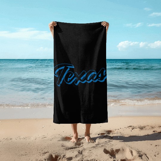 Texas US State USA America Cowboy Beach Towels