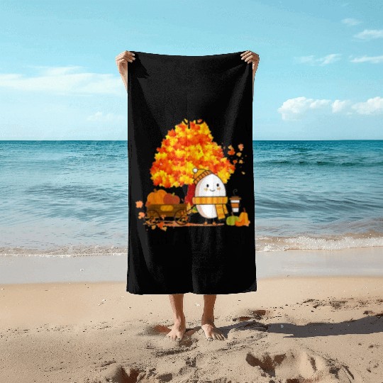 Humpty Dumpty Had A Great Fall Thanksgiving Autumn Beach Towels