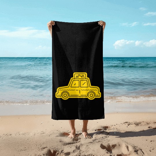 Taxi Beach Towels