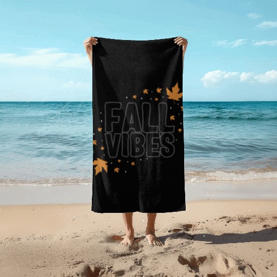 Halloween Theme Fall Vibes Coffee Lover Mug Gift, Beach Towels