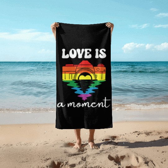 LBGT Flag Gay Pride Human Vintage Rainbow Beach Towels