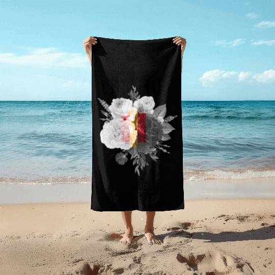 Orchid Flowers Beach Towels