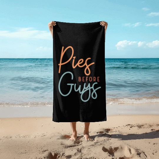 Thanksgiving Pies before Guys Beach Towels