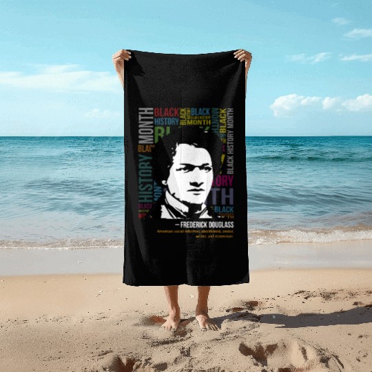 Frederick douglass Beach Towels