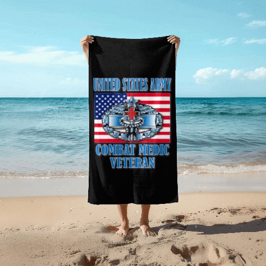 Combat Medic 2nd Award Memorable Us Beach Towels