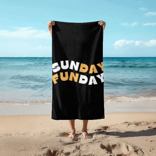 Sunday Funday Beach Towels