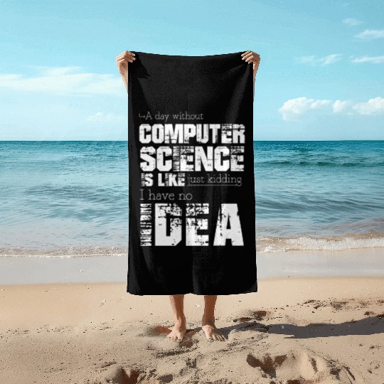 Computer science Beach Towels
