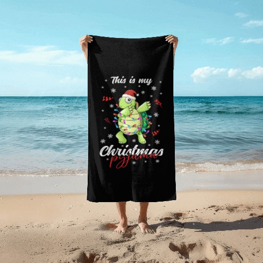 Winter Christmas Pyjama Turtle Beach Towels