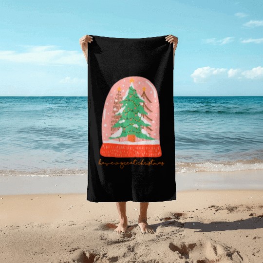Have A Great Christmas | Tis The Season | Xmas Beach Towels