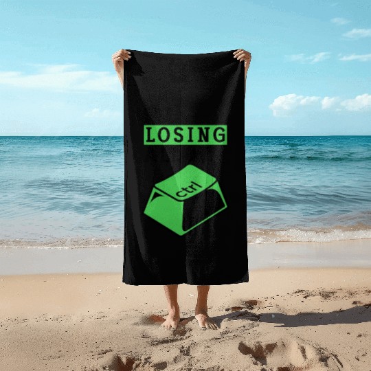 Cyber Security Computer Key Software Engineer Beach Towels