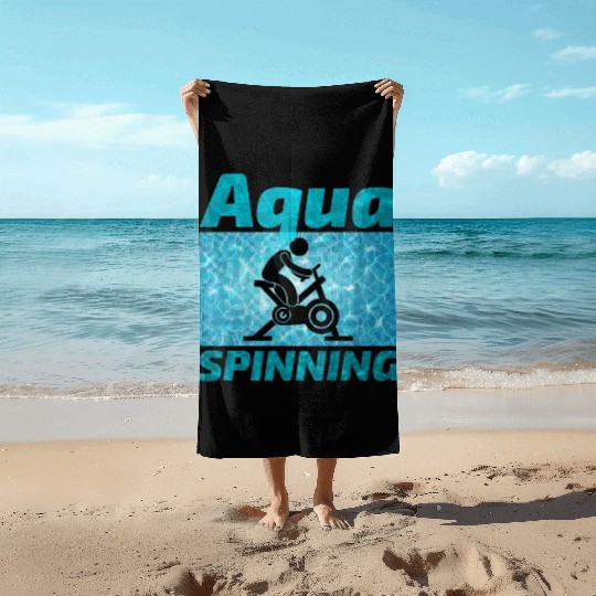 Aqua Cycling Swimming Pool Fitness Training Coach Beach Towels