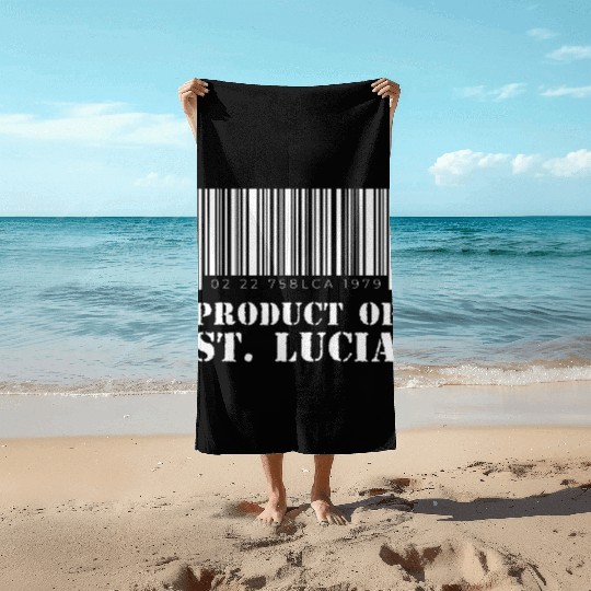 Product of St. Lucia (White) Beach Towels