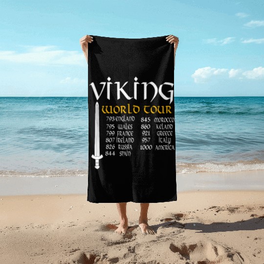Viking World Tour Beach Towels