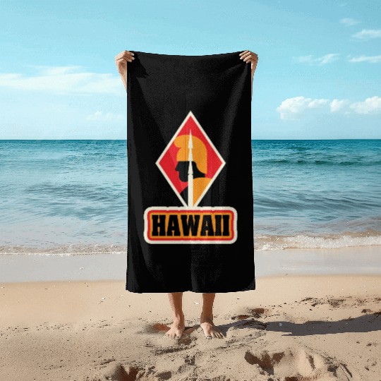 US States HAWAII Beach Towels