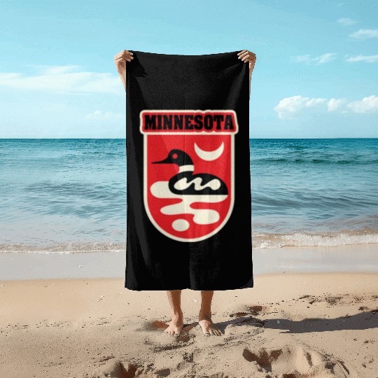US States MINNESOTA Beach Towels