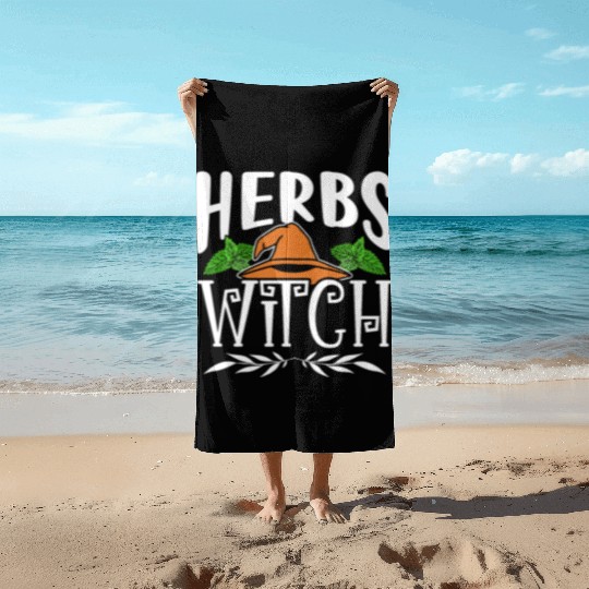 Herbs Witch Herbalism Herbalist Herb Gardening Beach Towels