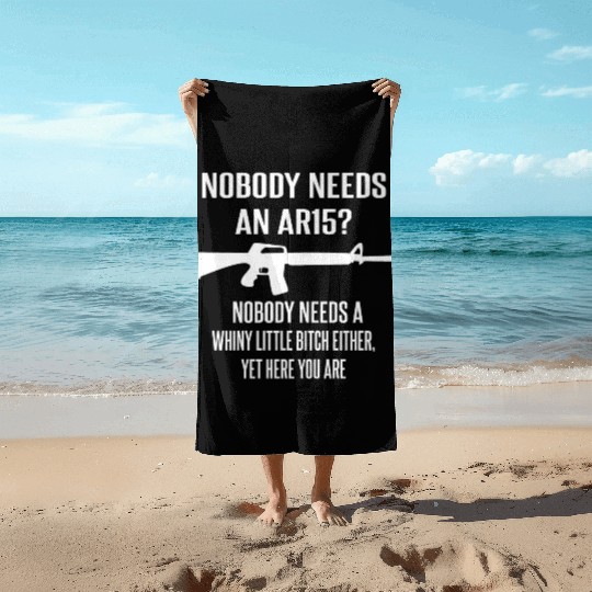 Gun Rights Beach Towels